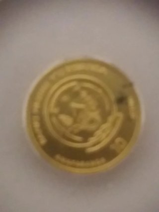 Moneda 10 Francos Oro Conmemorativa