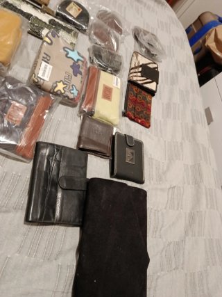 Carteras y monederos varios modelos lote noseparo