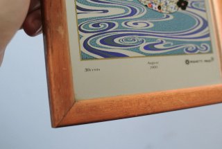 Quadro specchio Litografia Art Decò