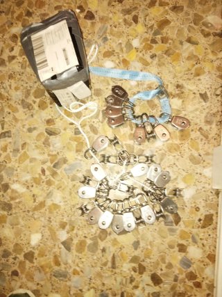 60 Poleas de Acero Inoxidable Nuevas
