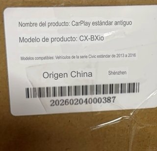 Módulo CarPlay Honda Civic