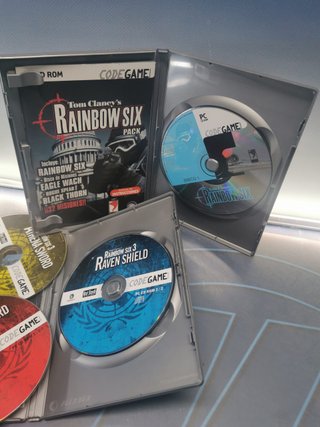 Dos juegos de PC RAINBOW SIX PACK +RAINBOW SIX 3