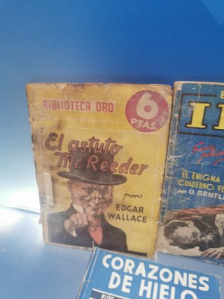 7 novelas, revistas Pulp, La novela Azul y mas, años 30 y 40