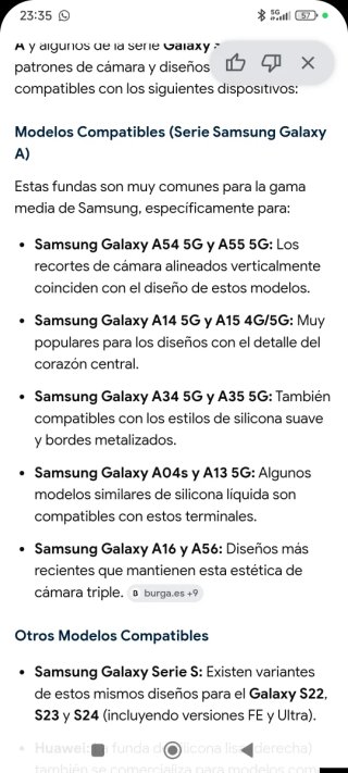 Fundas para móvil SA