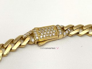 pulsera oro 18k con circonita