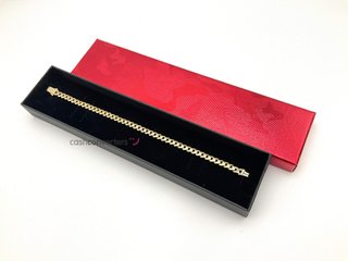 pulsera oro 18k con circonita