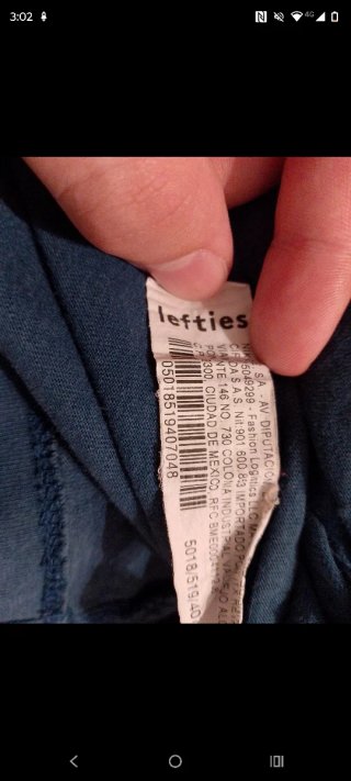 Camiseta Lefties Hombre Talla L