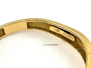 anillo oro 18k con circonita