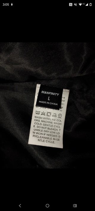 Traje Manfinity Negro