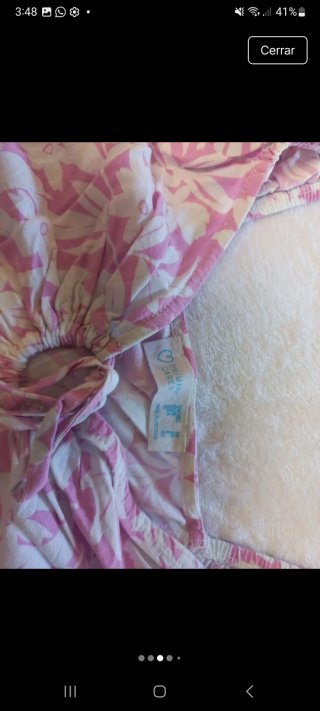 Top Primark floral rosa y blanco Talla M