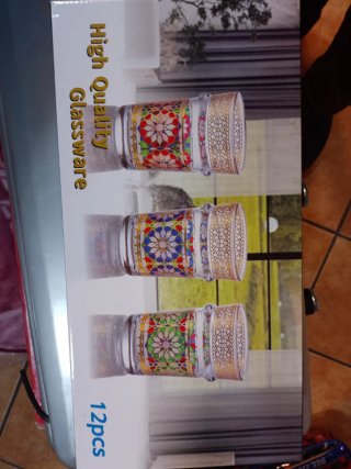 Juego 12 Vasos Té Árabe Andalusí Alhambra