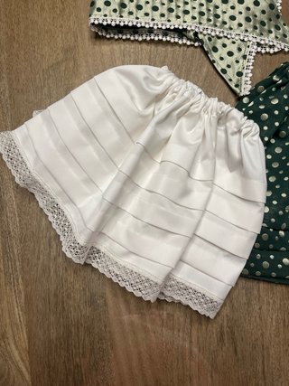 Traje Baturra Bebé Verde y dorado