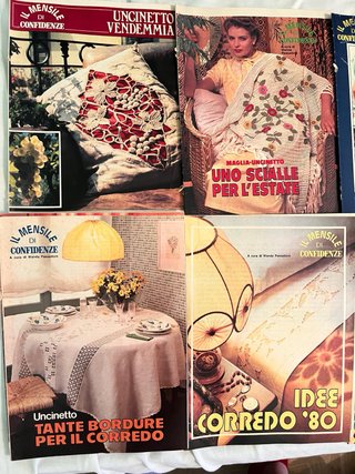 8 Riviste Vintage "Il Mensile di Confidenze"