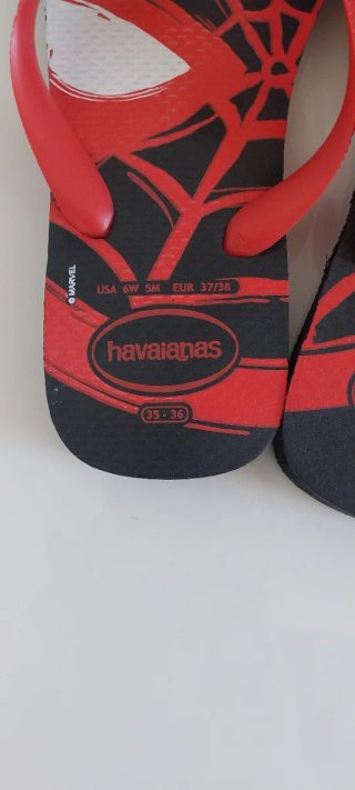 Havaianas Marvel Spiderman