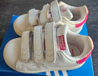 Adidas Stan Smith bambina velcro bianche n°23