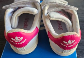Adidas Stan Smith bambina velcro bianche n°23