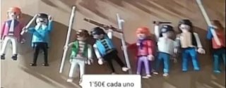 Piratas y barco de  Playmobil. Clicks.