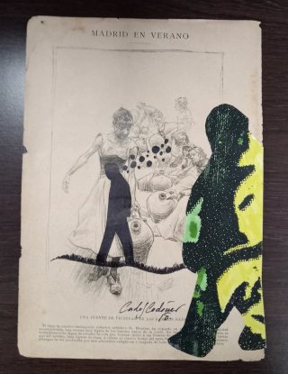 Ilustraciones sobre papel antiguo