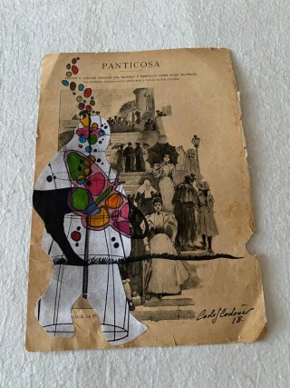 Ilustraciones sobre papel antiguo