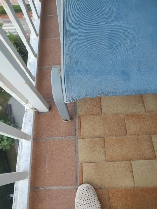 Tumbona aluminio ligera con ruedas