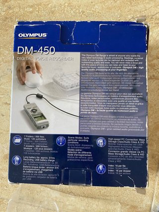 Grabadora de voz digital Olympus DM-450