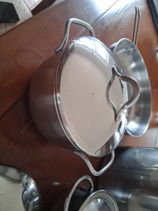 Set batteria 7 pezzi acciaio