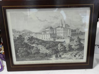 Cuadro antiguo Palacio Real de Sintra Portugal