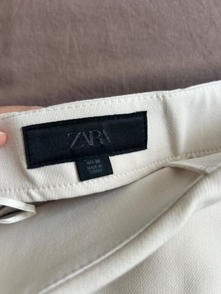 Falda pantalón ZARA asimétrica cruda