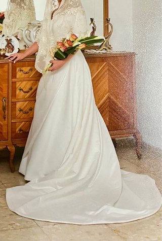 Traje de novia blanco