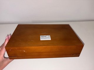 Joyero Zara Madera y Tela Beige