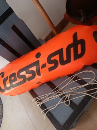 *Boya Cressi Sub Naranja Resistente buen estado