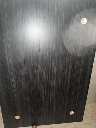 Espejo de baño con marco gris ceniza