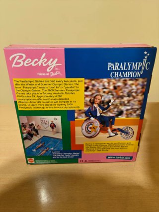 Becky Barbie Paralympic Champion 2000, vintage