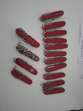 15 pezzi, vari modelli più swissTool