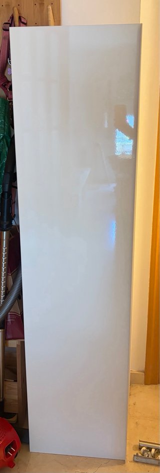 Mueble alto de baño blanco brillo
