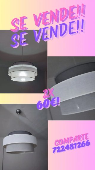 2 Lámparas Modernas