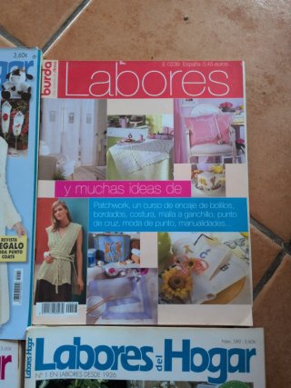 Lote revistas labores