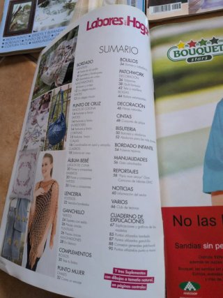 Lote revistas labores