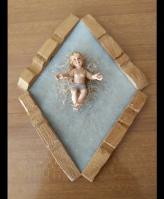 Bambino Gesù Natale vintage collezione