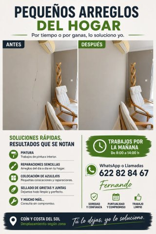 Manitas – arreglos rápidos en casa (Coín y Costa)