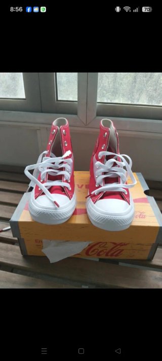 Converse Coca-Cola Rojas Talla 37.5