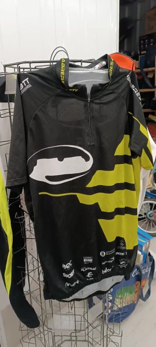 Maillot Ciclismo BTT Scott Negro Amarillo