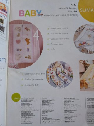 Lote revistas labores niños y bebés