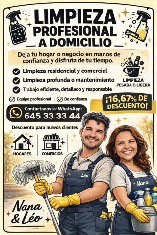 Limpieza en parejas