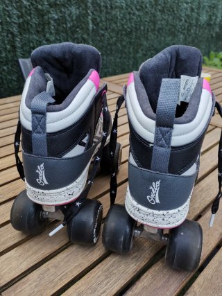 Patines 4 ruedas mujer Quad 5 Oxelo talla 40