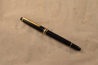 Pluma y boligrafo Montblanc Meisterstuck 14 kt