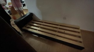 Salón marroquí tela y madera