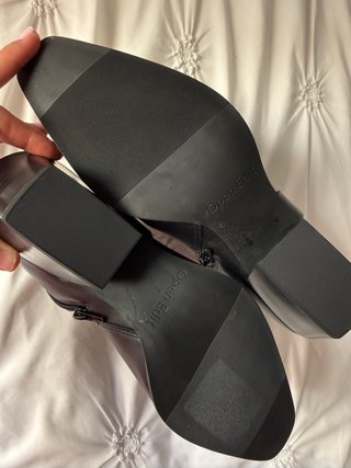 Botines negros mujer con hebilla