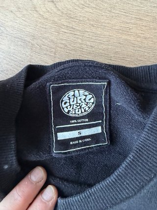Sudadera Rip Curl Talla S Negra