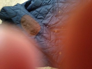 Chaqueta acolchada azul marino talla 44